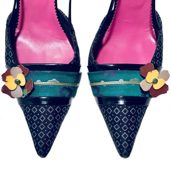 Prada Shoes - Prada Vintage Checked Pointy Heels